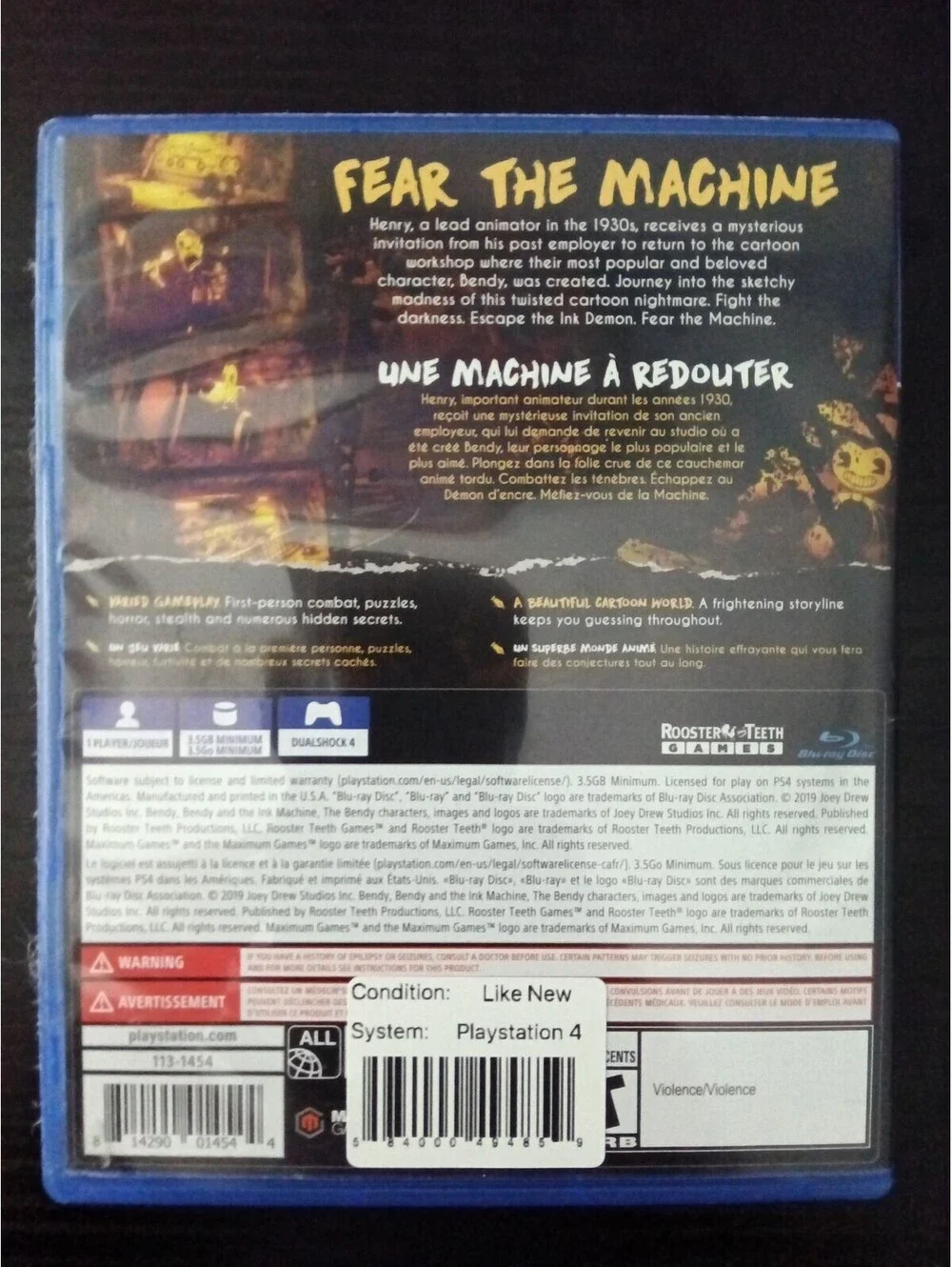 Bendy and the Ink Machine - Sony PlayStation 4